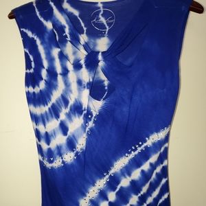 《3/$20》INC Tie dye sleeveless top